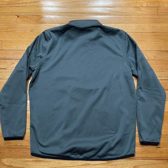 UNDER ARMOUR Coldgear Sweater Fleece 1/4 Zip Pullover Men's Size LARGE Gray EUC - Picture 7 of 10